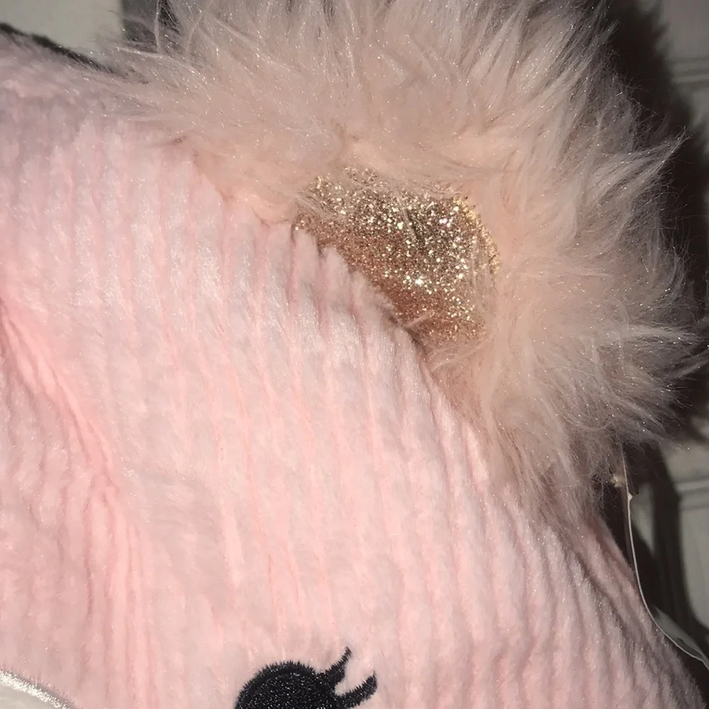 NWT Girl’s Adorable Corduroy Bear Hat